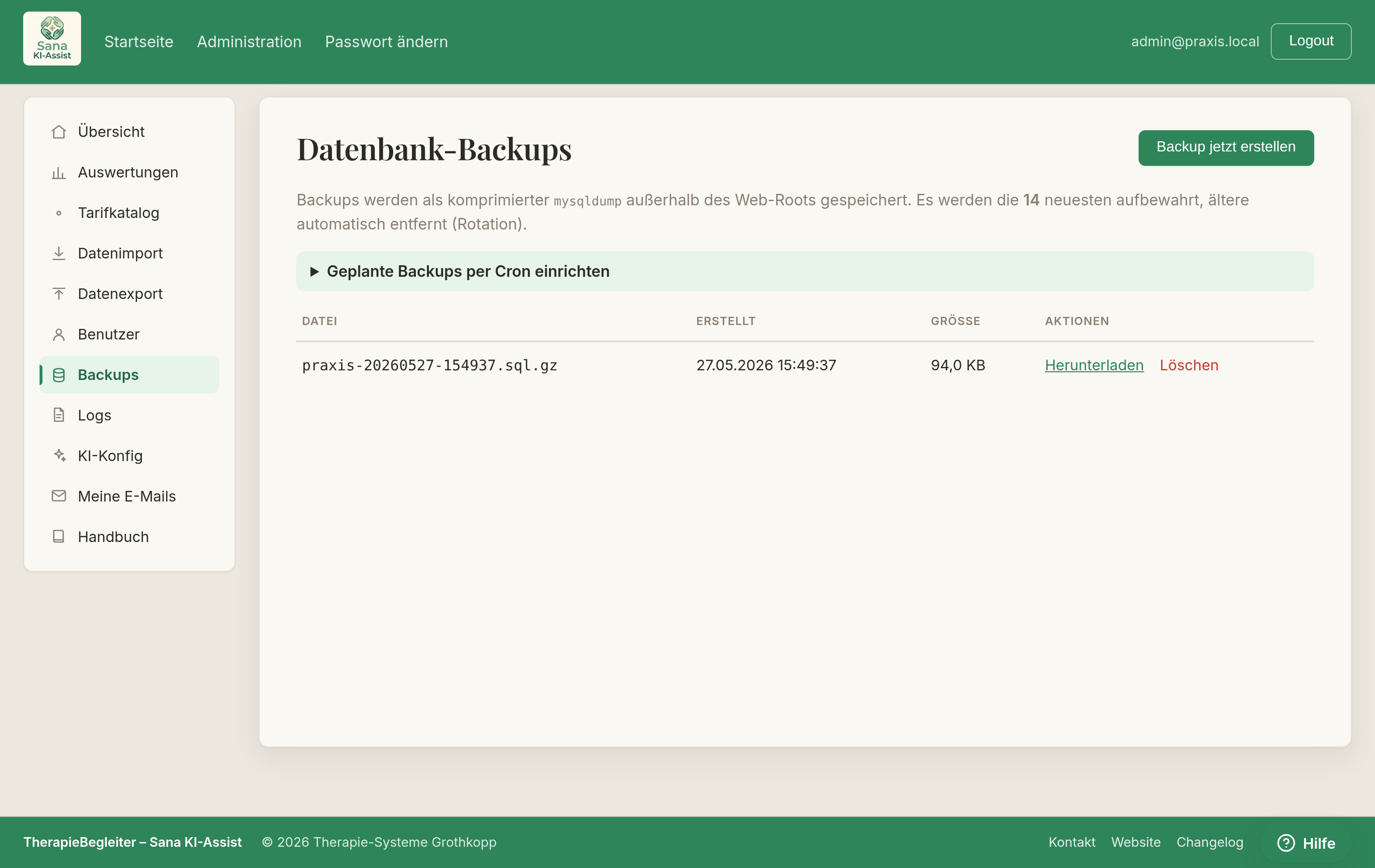 Backups